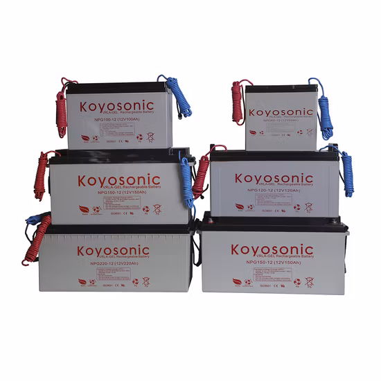 Batteria solare 12V 100ah 150ah 200ah 250ah Batteria al gel Batteria UPS al litio Prezzo negoziabile per l'energia solare