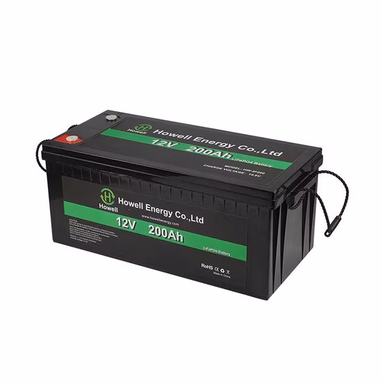 Batteria al litio Deep Cycles 200Ah 12V LiFePO4 con 5 anni di garanzia Sistema di energia solare