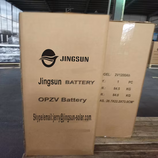 Batteria al piombo a ciclo profondo ricaricabile tubolare di Opzs Opzv 12V 200ah 2V 1000ah 3000ah